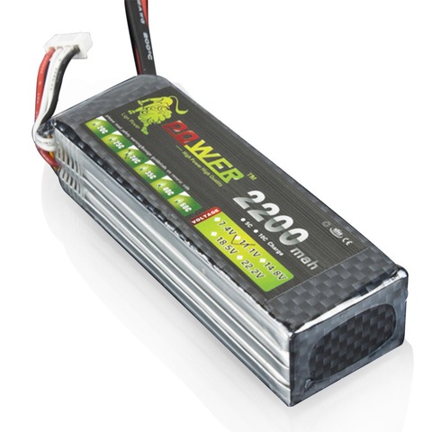 LION POWER-batería Lipo 3S, 11,1 v, 2200mAh, 30C, para helicóptero RC, coche, barco, Quadcopter, Control remoto, juguetes, accesorios ► Foto 1/6