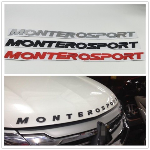 Logotipo de Boonet para capó delantero, insignia para Mitsubishi Pajero Montero Sport Montero Suv ► Foto 1/6