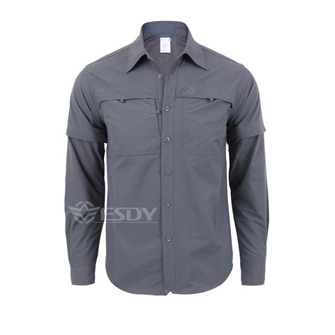 Deportes al aire libre TAD rápido duty desmontable camisa de manga larga transpirable rápida ropa de secado rápido ocio protección UV camisas ► Foto 1/6