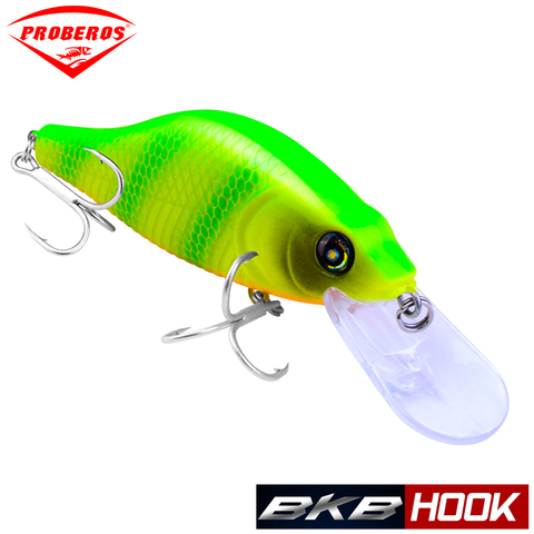 PROBEROS-señuelo de pesca Crankbait, 22g, 11,2 cm, pececillo flotante cebo bajo trucha, aparejos de lubina ► Foto 1/6