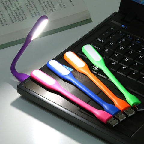 Mini LED Luz de mesa Luz de lectura Flexible USB led luces de noche lámpara de protección ocular USB para ordenador portátil ► Foto 1/6