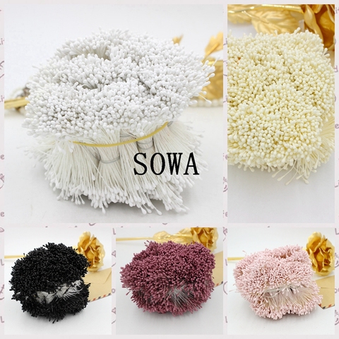 Envío Gratis 288 piezas 1mm blanco mate doble cabezas de flor estambre pistilo pastel decoración de la boda de DIY ► Foto 1/5