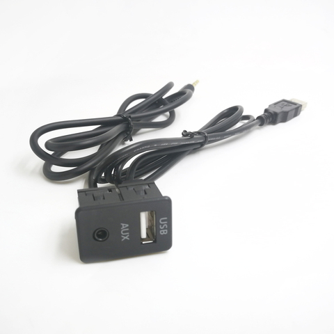 Biurlink-Cable de extensión de 150CM para coche, adaptador USB auxiliar para Mitsubishi, Toyota, Volkswagen y Nissan ► Foto 1/6