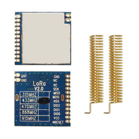Módulo Lora de chip de alta sensibilidad, 2 unids/lote, LoRa1278-4Km, 100mW, 433MHz, Módulo Transceptor Inalámbrico RF de largo alcance ► Foto 1/5