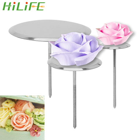 HILIFE-tubos de acero inoxidable para decoración de pasteles, utensilios de decoración para hornear, herramientas, aguja para manualidades, palo, flores de uñas ► Foto 1/6