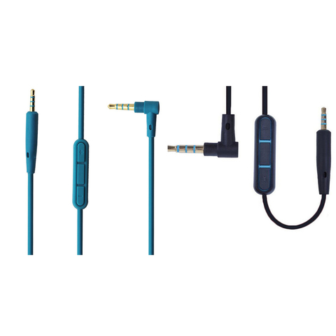 Cable de Audio macho a macho de 3,5mm a 2,5mm con micrófono para auriculares Boss QC25, para teléfono móvil ► Foto 1/6