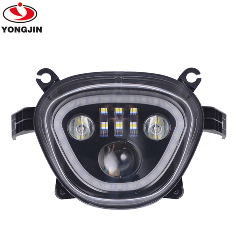 Faro de LED NEGRO con halo para Suzuki, M109R para modelos, VZR1800 y M90, años 2006 a 2022 ► Foto 1/6