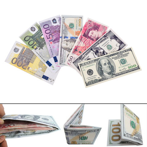 Monedero Unisex de bolsillo con diseño de notas de moneda, monedero de libras, envío gratis ► Foto 1/6