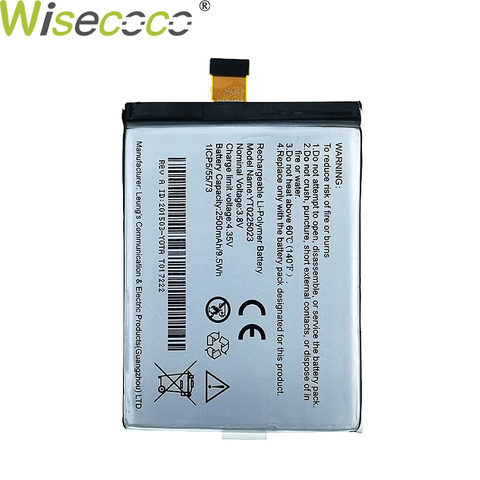 Wisecoco nuevo Original 2500mAh YT0225023 batería para Yotaphone 2 YD201 YD206 baterías de alta calidad + número de seguimiento ► Foto 1/1