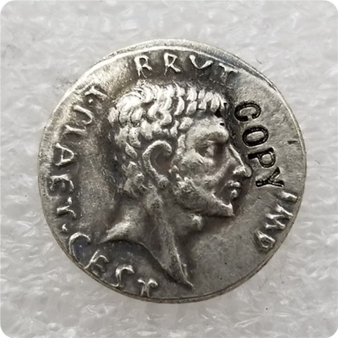 Tipo: #17 moneda romana antigua Brutus assassination Caesar copia conmemorativa monedas-monedas réplica Medallas de monedas coleccionables ► Foto 1/2