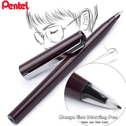 Pentel Arts-Bolígrafo de dibujo Stylo, marcador de detalle de dibujo para arquitectura de Manga, color negro, JM20-AE, 1 ud. ► Foto 1/6