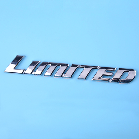 DWCX 1 unid 3D cromo ABS etiqueta insignia lujo Edición Limitada carta emblema Logol Fit para Toyota Highlander Car Styling ► Foto 1/2