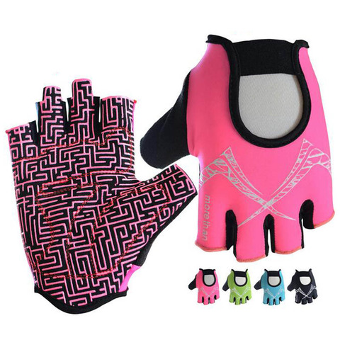 Guantes de Fitness para hombre y mujer, resistentes al deslizamiento, para levantamiento de pesas, entrenamiento, ejercicio, gimnasio ► Foto 1/6