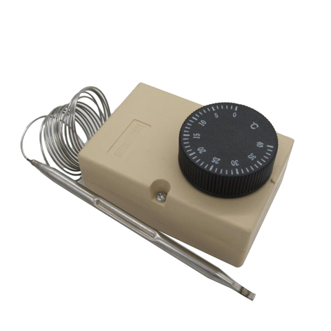 Termostato de interruptor de temperatura AC220V 0-40C, Interruptor controlado de temperatura, controlador de temperatura, caja de empalme impermeable ► Foto 1/6