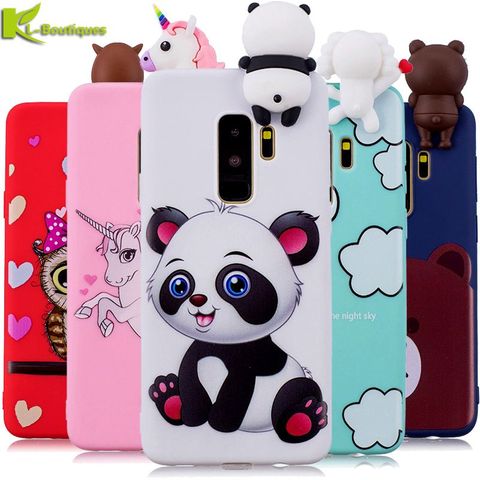 Funda de teléfono para Samsung Galaxy S9 Plus, S6, S7 Edge, S8 Plus, Note 8, 9, S10 Plus, funda de TPU suave con dibujos animados ► Foto 1/6