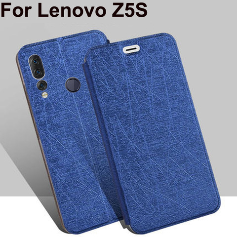 Funda de cuero PU para Lenovo Z5S, funda de lujo de 6,3 pulgadas para teléfono Lenovo L78071, funda con tapa para Lenovo Z5S ► Foto 1/1