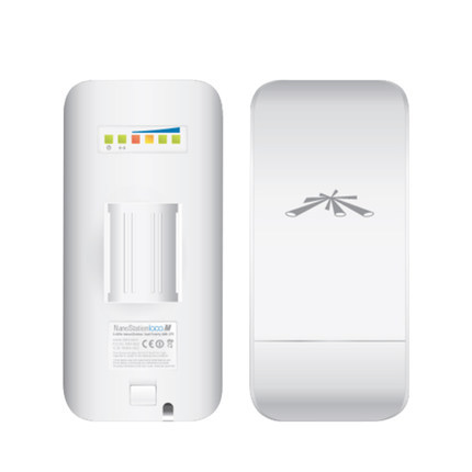 Ubiquiti NanoStation locoM2 2,4 GHz puente de red inalámbrica airMax 8dBi CPE en 1 KM (¡solo uno! Se debe usar con dos. ► Foto 1/1