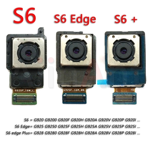 Recambio de cámara frontal y trasera para Samsung Galaxy S6 Edge Plus, G920F, G925F, G928F, G9200, G9250, G9280 ► Foto 1/4