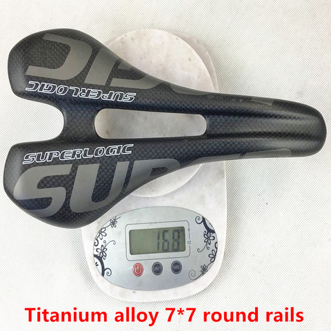 Superlogic-sillín de carbono completo para bicicleta de montaña