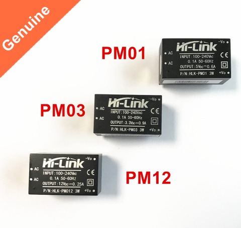 HLK-PM01 HLK-PM03 HLK-PM12 AC-DC 220V a 5V/3,3 V/12V mini módulo de fuente de alimentación Hi-enlace ► Foto 1/1