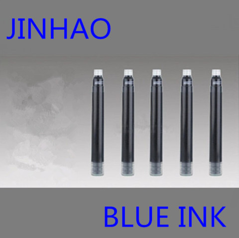 JINHAO 30 Uds recargas de cartuchos de tinta azul pluma estilográfica garantía de marca Universal Typ otras marcas también son adecuadas ► Foto 1/4