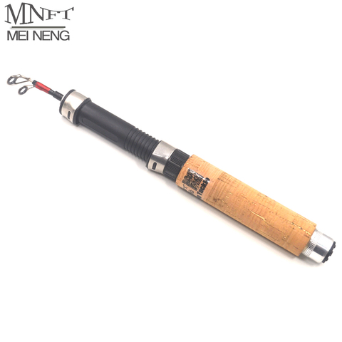 MNFT-Mini caña de pescar telescópica con mango de espuma para invierno, 60cm, ultraligera ► Foto 1/6