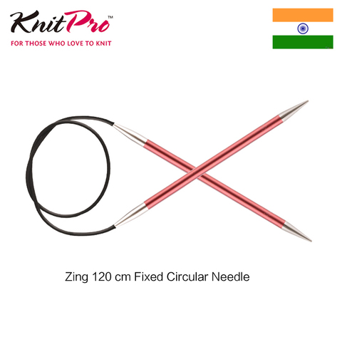 Aguja de tejer Circular fija Knitpro Zing 120 cm, 1 pieza ► Foto 1/1