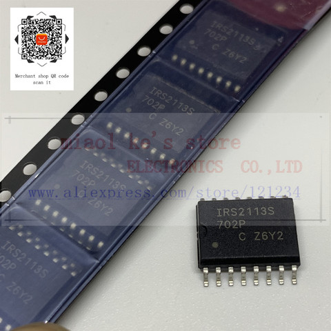 [5 uds-10 Uds] 100% nuevo original; IRS2113STRPBF IRS2113SPBF irs2113s-igbt n-channel CI MOSFET DRIVER HIGH/LOW SIDE 16-SOIC ► Foto 1/3