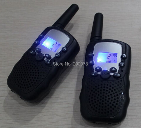 Walkie-talkie t388, radio de 2 vías, PMR446, radios o BRS/GMRS, linterna, código privado, nueva generación, 99 pares ► Foto 1/6