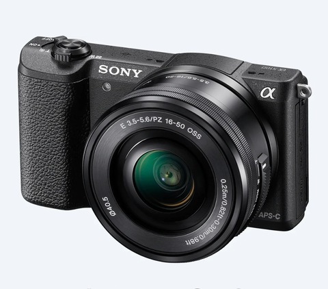 Sony-cámara Digital sin espejo con lente OSS de 16-50mm, a5100, 24,3 MP, nueva ► Foto 1/6
