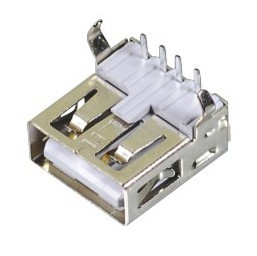 10 unids/lote conector USB hembra looper tipo USB-A hembra (pies de curva de 90 grados) ► Foto 1/1