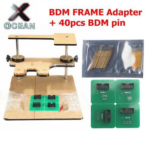 Mejor calidad BDM frame pin 40 Uds agujas BDM marco Adaptador + 40 Uds BDM Pin para BDM marco 5.017 7.020 v2 BDM100 FGtech V54 ► Foto 1/6