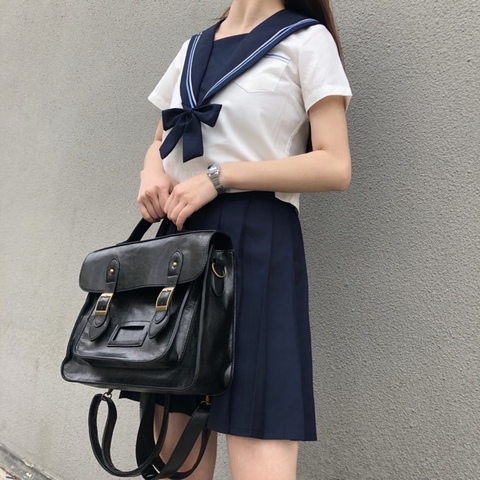 Mochila vintage coreana para mujer, bolso de hombro femenino multifuncional para estudiante estilo pijo ► Foto 1/6