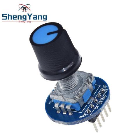 ShengYang-Módulo codificador giratorio de 5V, Sensor de ladrillo, desarrollo, tapa con botón para potenciómetro Arduino ► Foto 1/6
