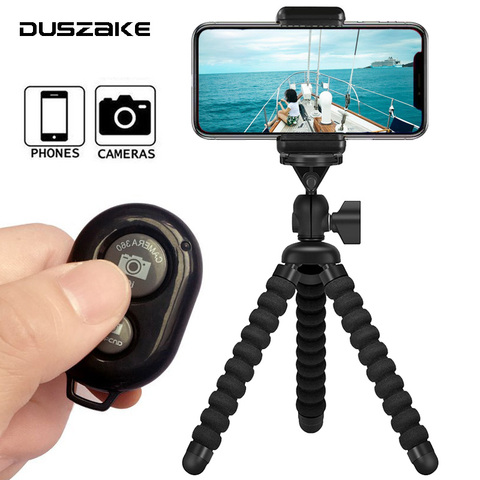 DUSZAKE DB1 cámara Mini trípode para teléfono Gorillapod para iPhone trípode para la cámara del teléfono Mini trípode para móvil Gorillapod ► Foto 1/6