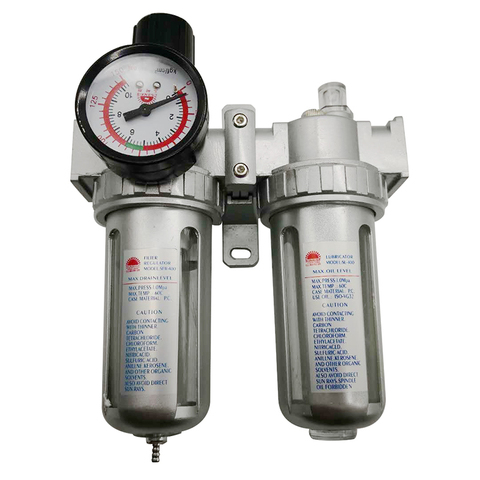 SFC-400 SFC-300 compresor de aire de SFC-200 filtro regulador de aceite separador de agua trampa filtro válvula Reguladora drenaje automático ► Foto 1/6