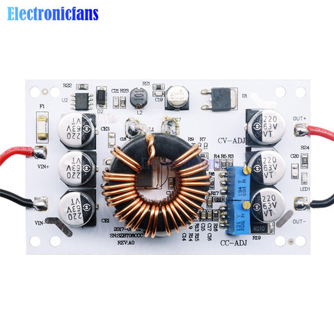 DC-DC de placa de aluminio de 600W, módulo de fuente de alimentación de corriente constante, potenciador ajustable de 10A, controlador Led para Arduino ► Foto 1/6