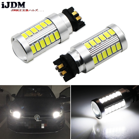 IJDM-bombillas LED Canbus PW24W PWY24W para Audi, BMW, Volkswagen, luces de señal de giro o luces de circulación diurna, xenón 6000k ► Foto 1/6