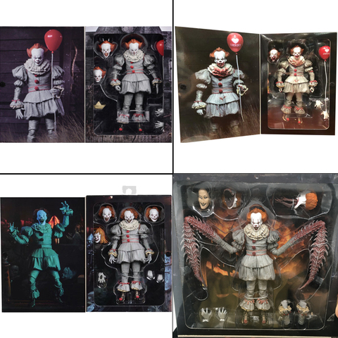 NECA-figuras de acción del Joker de Pennywise de It, juguete Neca, regalo de Halloween de terror, 7 pulgadas, 18cm ► Foto 1/6