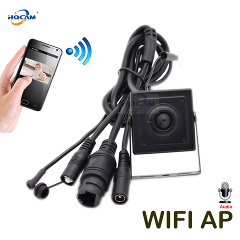 HQCAM-Mini cámara IP WIFI con ranura para tarjeta SD, Wifi, AP, inalámbrica, con descanso y antena suave, camhi, 720P, 960P, 1080P, 3MP, 5MP, 1920P ► Foto 1/6
