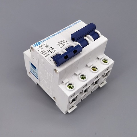 Interruptor de alimentación doble Manual, disyuntor MCB 50HZ/60HZ 400 ~ 2P 20A MTS ► Foto 1/6