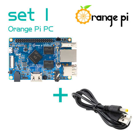 Orange Pi PC + Cable de alimentación, compatible con Android, Ubuntu, Mini placa individual de Linux ► Foto 1/5