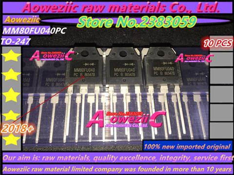 Aoweziic-diodo de recuperación rápida, 2022 + 100% nuevo, original, importado, MM80FU040PC MM80FU040 a-247, 80A, 400V ► Foto 1/2