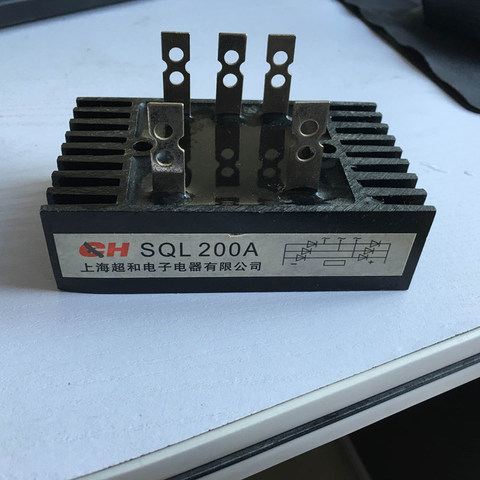 SQL200A 3 monofásico puente de rectificador de diodo 200A 1200 V nuevo ► Foto 1/4