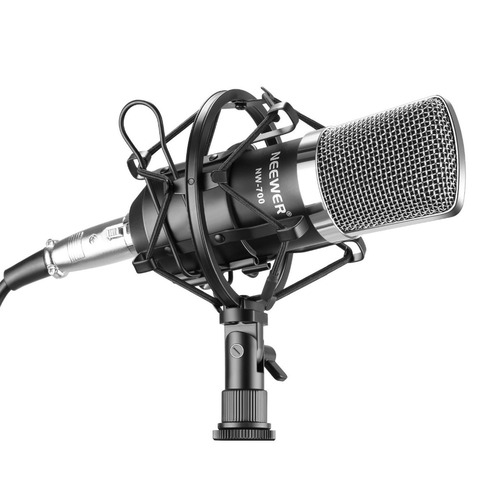 Neewer NW700, conjunto de micrófono condensador para transmisión y grabación de música de estudio profesional: micrófono, soporte antigolpes, tapa de espuma y Cable ► Foto 1/6