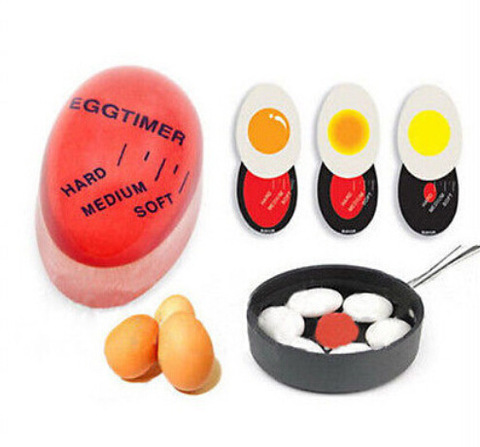 Venta al por mayor, 1 Uds. De huevos duros y suaves Yummy, temporizador que cambia de Color perfecto para cocinar en la cocina ► Foto 1/3