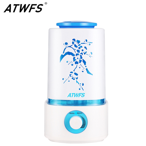 ATWFS-humidificador de aire, difusor de aceites esenciales, generador de niebla ultrasónica, difusor ultrasónico, lámpara de Aroma, atomizador de niebla ► Foto 1/6