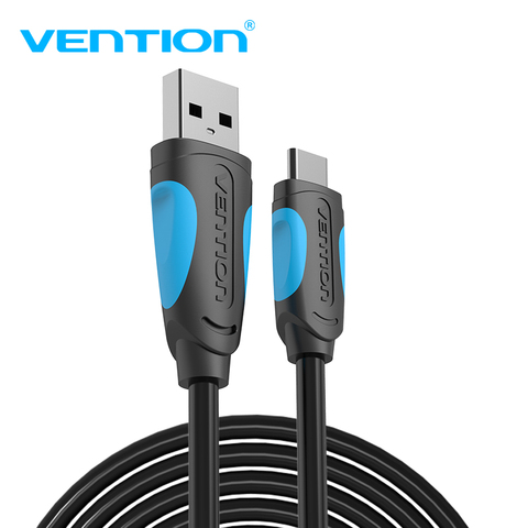 Vention-Cable USB tipo C de carga rápida, 2A, USB 3,1, Cable de datos de USB-C, tipo C, para Samsung, Huawei, ZUK, LG, Xiaomi 0,5 ► Foto 1/6