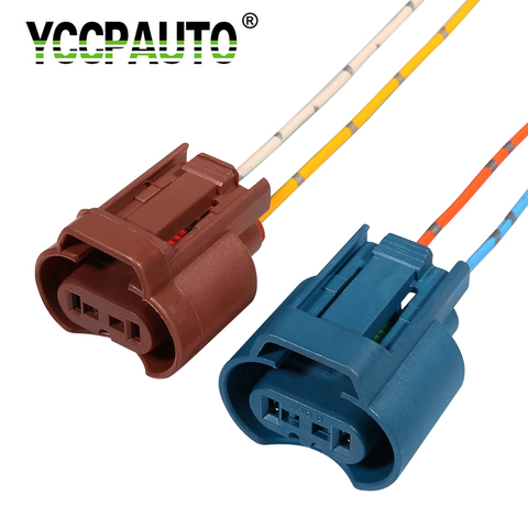 YCCPAUTO-arnés de cableado para faros de coche, Base de lámpara antiniebla, Conector de soporte H8 H11 9005 HB3 9006 HB4, 2 uds. ► Foto 1/6