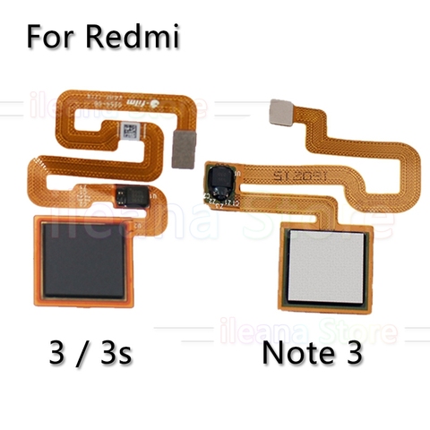 Cable flexible con Sensor de huella dactilar para Xiaomi Redmi Note 3 3s Pro, piezas de reparación de teléfonos, botón de inicio Original ► Foto 1/3